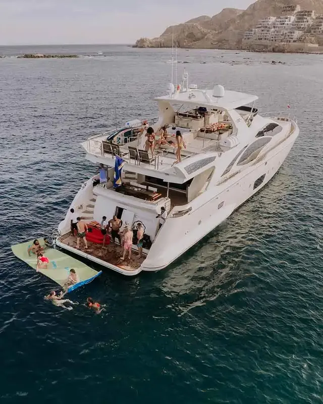 Yacht and marina activity in Cabo San Lucas